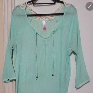 Sheer Tunic shirt